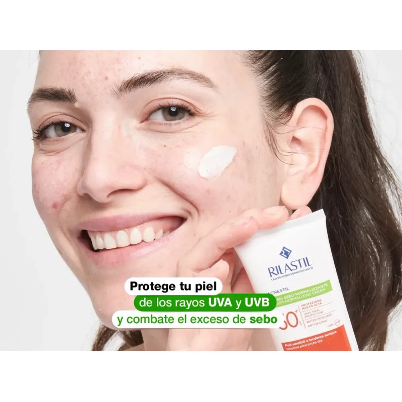 Rilastil Sun System Spf50+ Acnestil 40ml Protector Solar