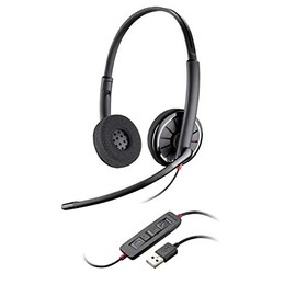 Plantronics Blackwire C320-M Foam Stereo Over-Ear Kopfhörer mit Mikrofon (USB)