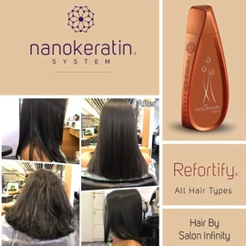 Nanokeratin nanosmooth pure refortify shampoo (320ml)