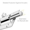 2 pcs 3 Inch Barrel Bolt Security Lock, Stainless Steel