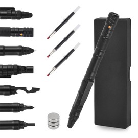 13 in 1 Multitool Pen Set, Stocking Stuffers for Adults Men, Multi Tool Pen Set, Gifts for Men Who Have Everything, Mens Gifts for Christmas, Fathers Day Dad Gifts, Birthday Gifts for Him,Black