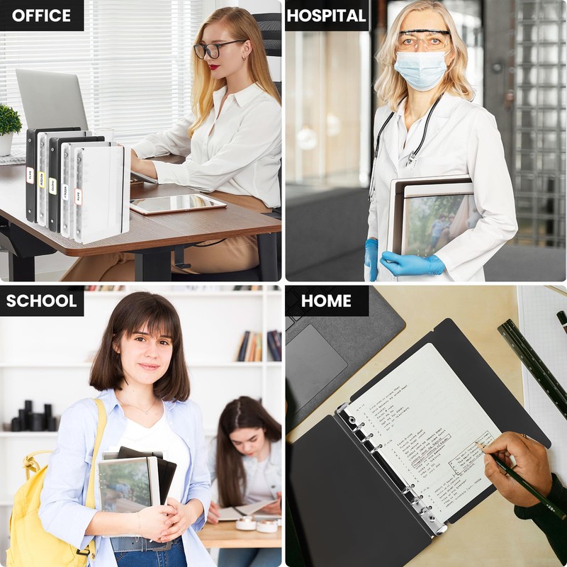 Pack of 8 A5 Ring Binder Covers for Stamps and