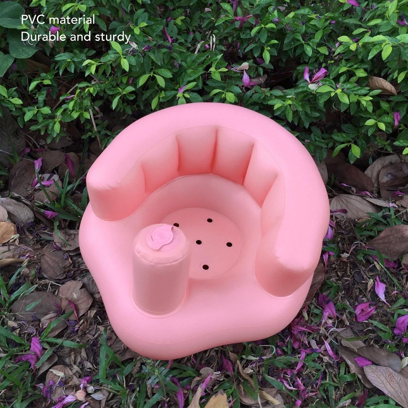 Baby Inflatable Seat Leakproof Foldable Built in Gas Pump PVC