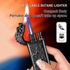 Torch Lighter Magic Dual Flame Dragon Lighter, Windproof Adjustable Jet