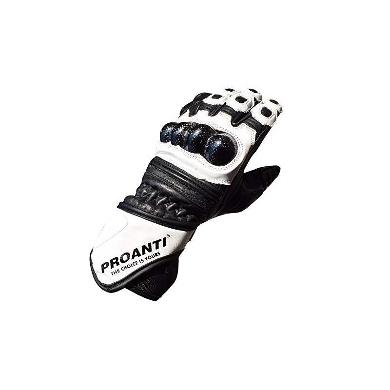 PROANTI Motorcycle Gloves Race Leather Motorcycle Men Women Gloves –