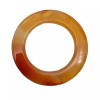 Unbranded Carnelian Agate Picture Frame Bead | 37x3.5mm | Orange