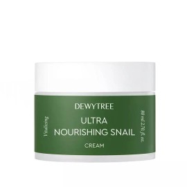 Dewtree [듀이트리] 울트라 너리싱 스네일 달팽이 크림 80ml 군대 PX 화장품 보습케어 피부영양 화장품 - 1개 Duteori Ultra Nourishing Snail Cream 80ml [Ultra Nourishing Snail Cream (Single Item)]