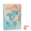 TRIPVEA® 342 Flags for Map and Globe Made of Cork