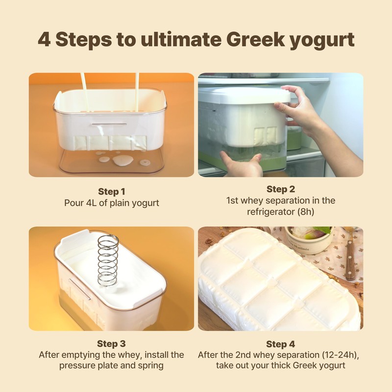 [Bear Greeks] 1 Gallon Gguduck Maker with Ultra Fine Nylon