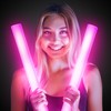 Fun Central 6 Pack 16 Inch Flashing LED Foam Stick
