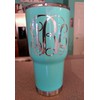 Custom Vine Monogram Initials Vinyl Decal / Bumper Sticker for
