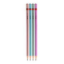 rOtring HB Blister Pencils Metallic Blue/Metallic Green/Metallic Orange/Metallic Pink Pack of 4