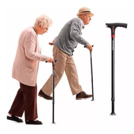 Buddy Bastón Walk Buddy Recargable Mp3 Alarma Sos Luz Led