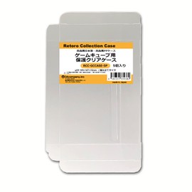 3A Company RCC-GCCASE-5P Retro Collection Case Series Protective Clear Case for Game Cubes, Pack of 5, Made in Japan