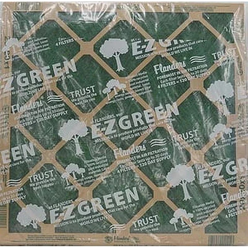 EzFlow Flanders Nested FiberGlass MERV 1 Air Filter, size 20"