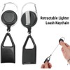 Pants Lighter Clip, Anti Lost Retractable Keychain Belt, Retractable Lighter