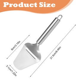 Giantree Stainless Steel Cheese Slicer, Multi-Functional Cheese Slicer for All Types of Cheese, Silver Non-Stick Cheese Shaver for Kitchen Cooking