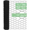vensovo Garden Poultry Black Chicken Wire, 13.7"x157" Mesh Fence for