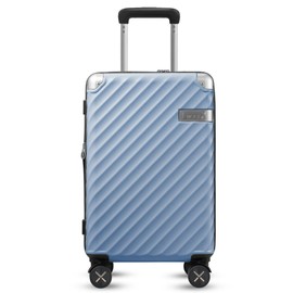 LUGGEX Luggage with Spinner Wheels, Polycarbonate Expandable Hard Shell Suitcase, Carry On 20 Inch, Utility Blue