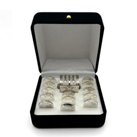 EHV Arras de Boda Matrimoniales Con Baño de Plata con Estuche, Wedding Unity Coins (Virgen Busto)