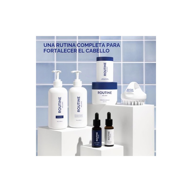 Routine Wellness Suero Avanzado Para El Cabello Tratamiento Nutritivo Del