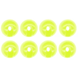 FTM Omura Slotted Tungsten Bead Weights for Jig Hooks, Colour/Diameter/Contents: Chartreuse, 2.8 mm, Pack of 8