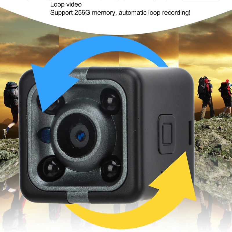 1080P HD Mini Camera with Fixed Bracket Infrared Night Camera