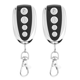 2pcs 433MHZ 4 Button U shape Duplicate Electric Door Remote Control
