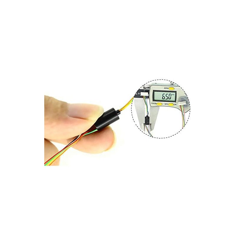 Taidacent Mini Cap Conductive Slip Ring DIY Handheld PTZ Collector