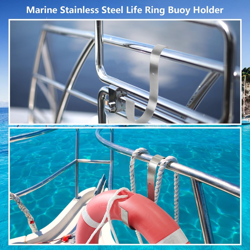Life Ring,23" Boat Safety Throw Rings with Water Floating Lifesaving