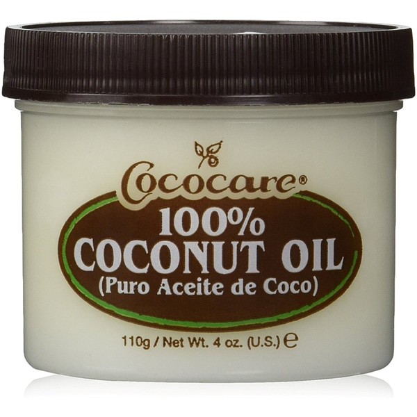 Cococare 100% Coconut Oil 4 Ounce Jar (118ml) (3 Pack)