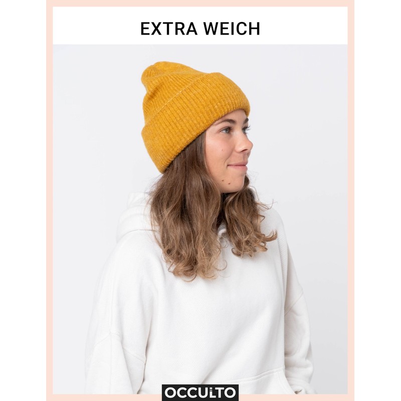 Occulto Emma Women's Winter Hat, yellow