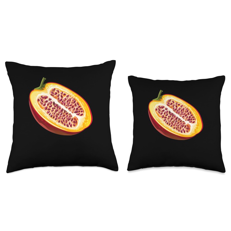 Maracuja In A Slice Throw Pillow