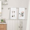 Sviojuce Floral Flower Spring Gardening Kitchen Towels Decorative 16x24 Set