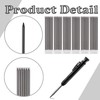 wodehahagou 36 Pcs 2.8mm Carpenters Pencil Refill Deep Hole Marker