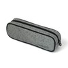 LOONLOON Pencil Case, Pen Case, Large Capacity, Simple, Round Zipper,