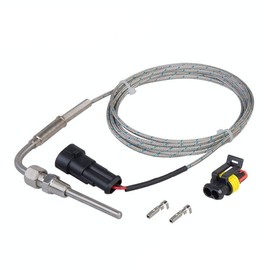 ZHSYMX EGT K Type Thermocouple Exhaust Probe High Temperature Sensors with 1/8” NPT and Connector for Car Gas Temperature Measurement