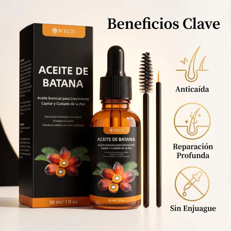 Aceite De Batana Para Cabello 2 En 1 Repara Crece