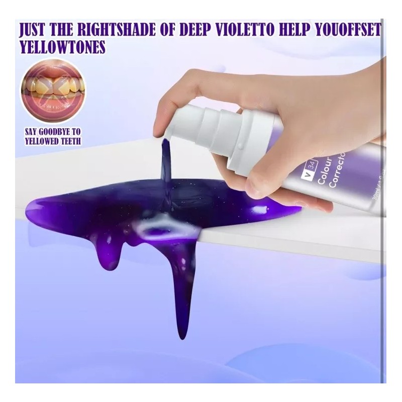 GlorySmile Purple Toothpaste for Teeth Whitening