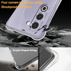 USTIYA Case for Oppo A5 4G/5G Clear TPU Four Corners Protective Cover Transparent Soft