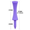Zivisk Purple Golf Tees Plastic 57MM 100 Count Long Castle