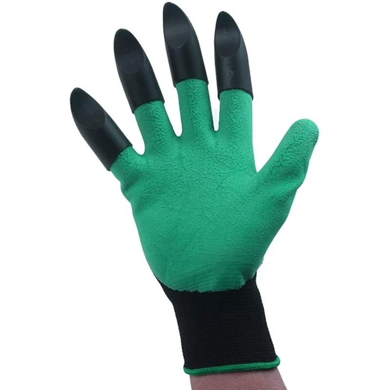 Right Handed Garden Gloves with Fingertips Claws Quick Easy to
