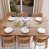 Encasa XO Dining Table Runner | Handmade Ribbed Style Cotton