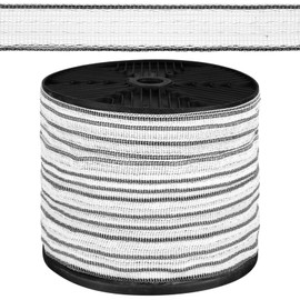 Yaocom 656 Ft/ 200 M Electric Fence Tape for Livestock with High Visibility Polytape Fencing Hot Wire Horse Electric Fence Kit with 4 x 0.18 mm Stainless Steel Conductors (1 Inch)