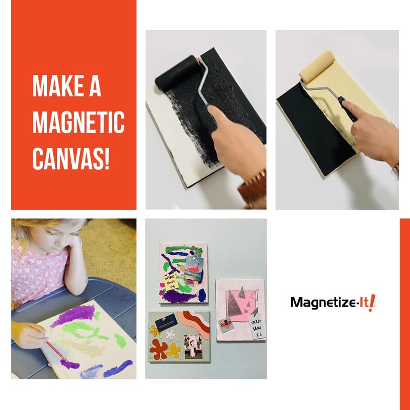Magnetize-It! Magnetic Paint and Primer - High Standard Yield -