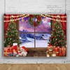 Christmas Backdrop 7x5ft Christmas Tree Gift Box Photography Background Snow