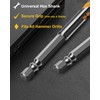 Faqeegi 10PCS 6-Inch Masonry Drill Bit Set, YG10X Carbide Tipped,