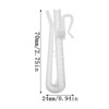 yyangz 50PCS Plastic Curtain Adjustable Hooks 70mm Extendable Hooks Adjustable