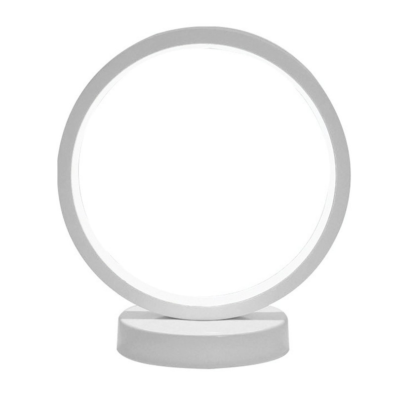 Circle Table Lamp Bedside Decorative Lamp Innovative LED Night Light