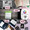 Funducts Sticker Printer, Inkless Portable Maker Machine with 11 Rolls